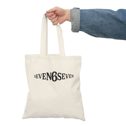 Seven6Seven Graphic Tote Bag — Black Logo