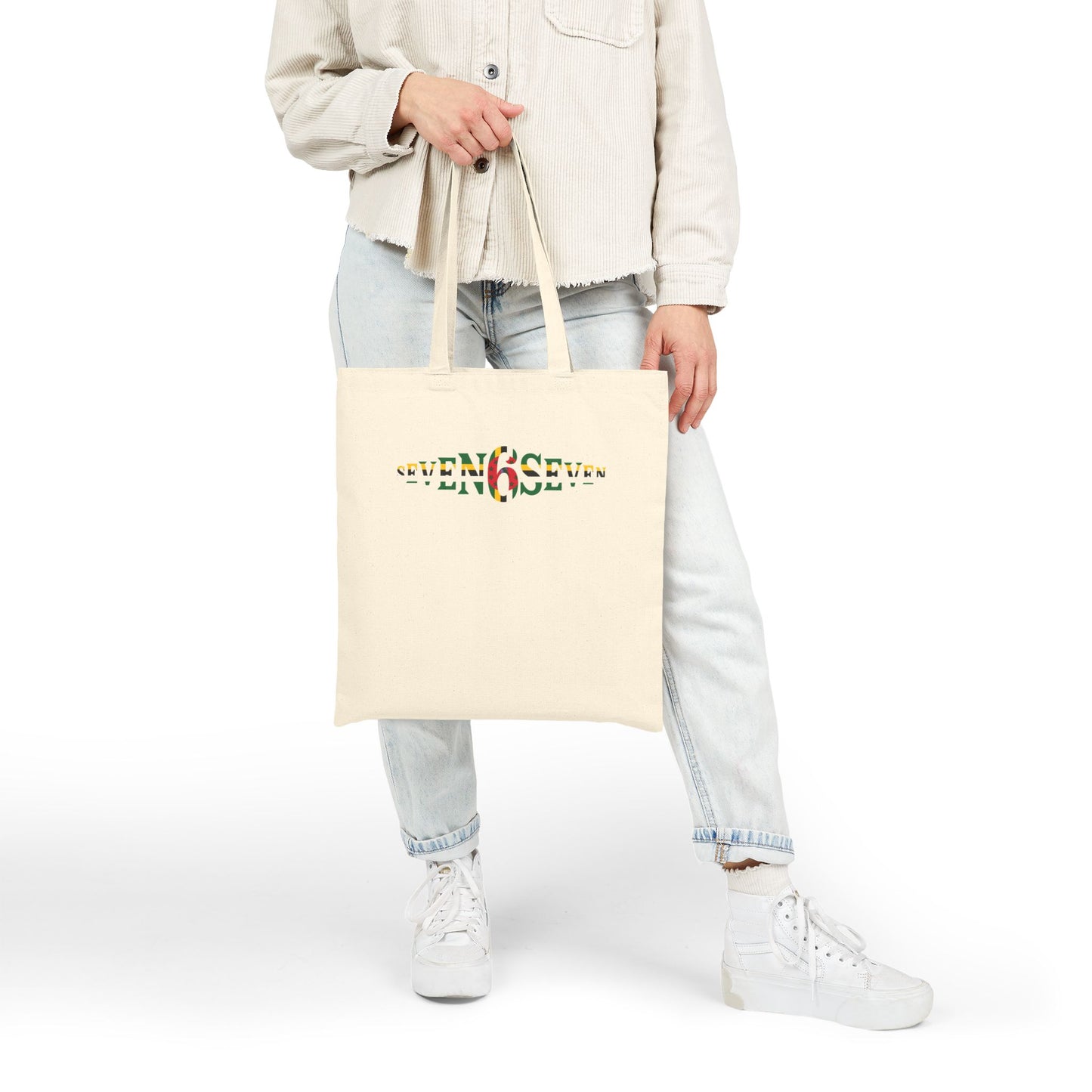 Canvas Tote Bag — Flag Logo