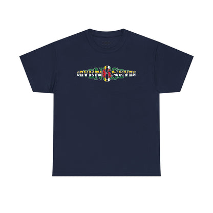 Plain T-Shirt with Flag Logo