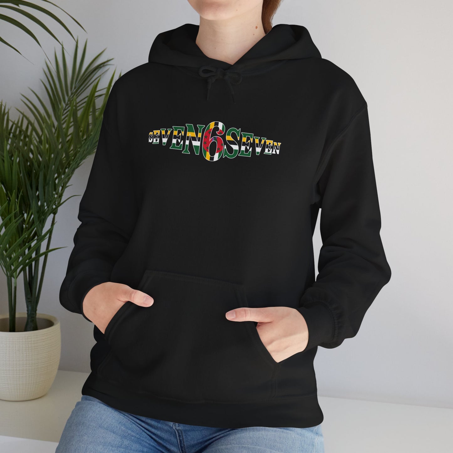 Green 6 Hoodie — Flag Logo
