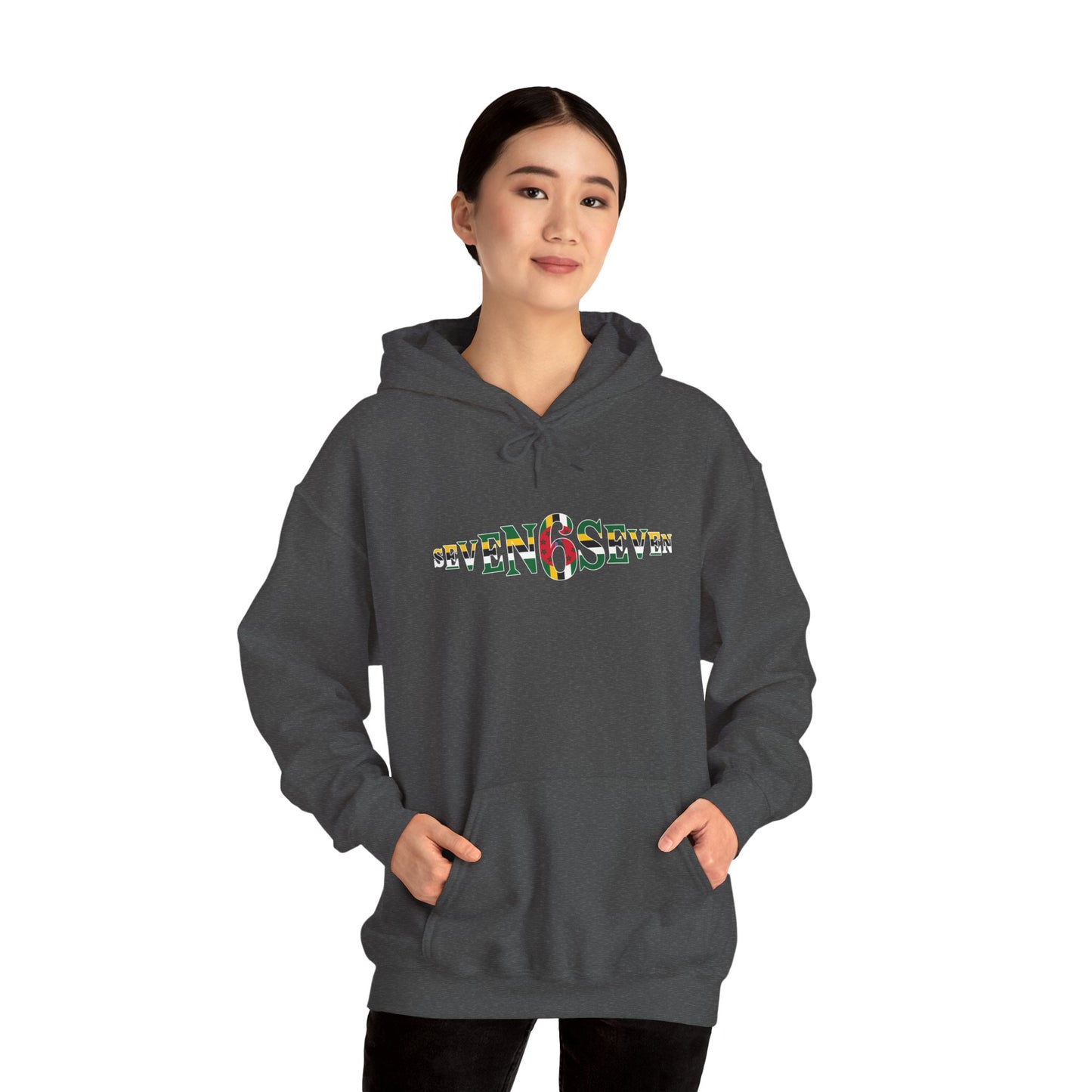 Green 6 Hoodie — Flag Logo
