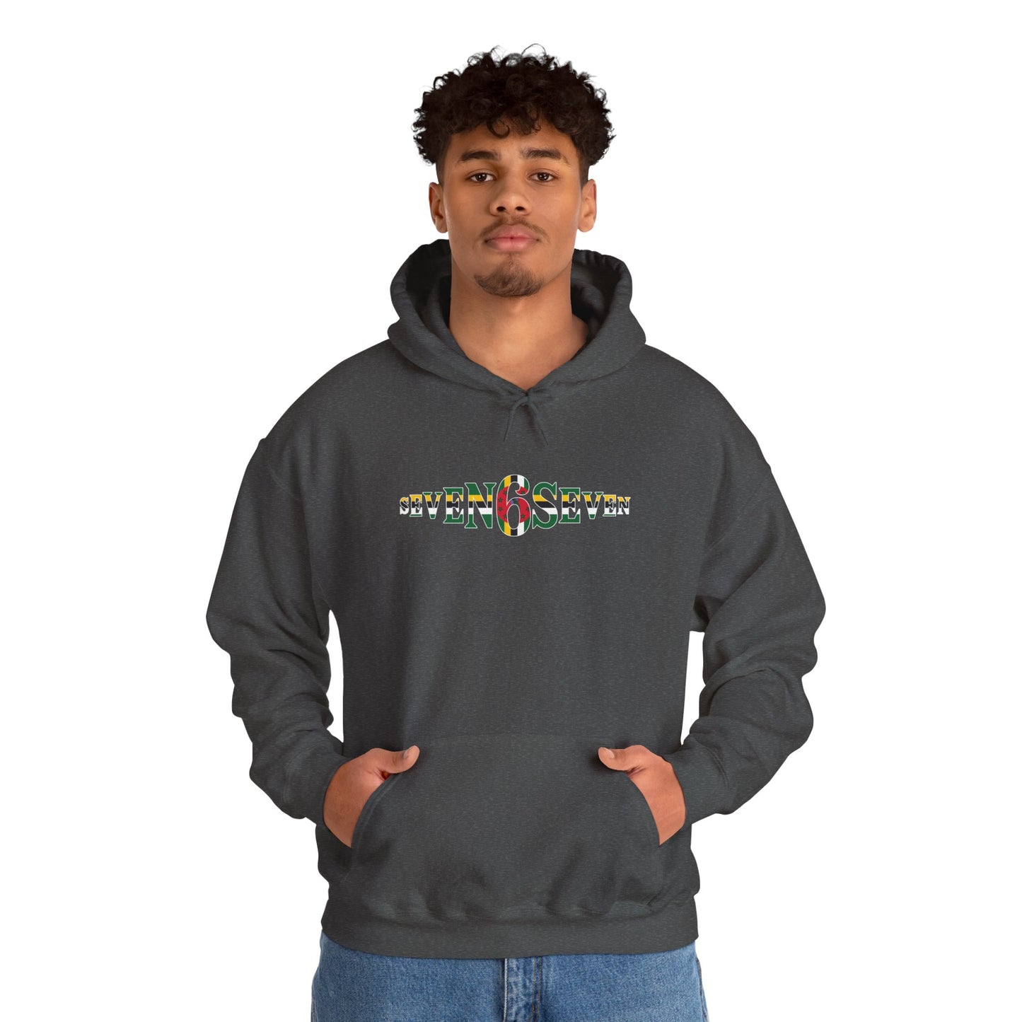 Green 6 Hoodie — Flag Logo