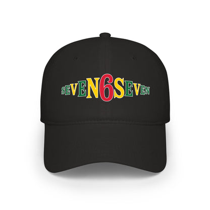 Low Profile Baseball Cap - Ice/Green/God