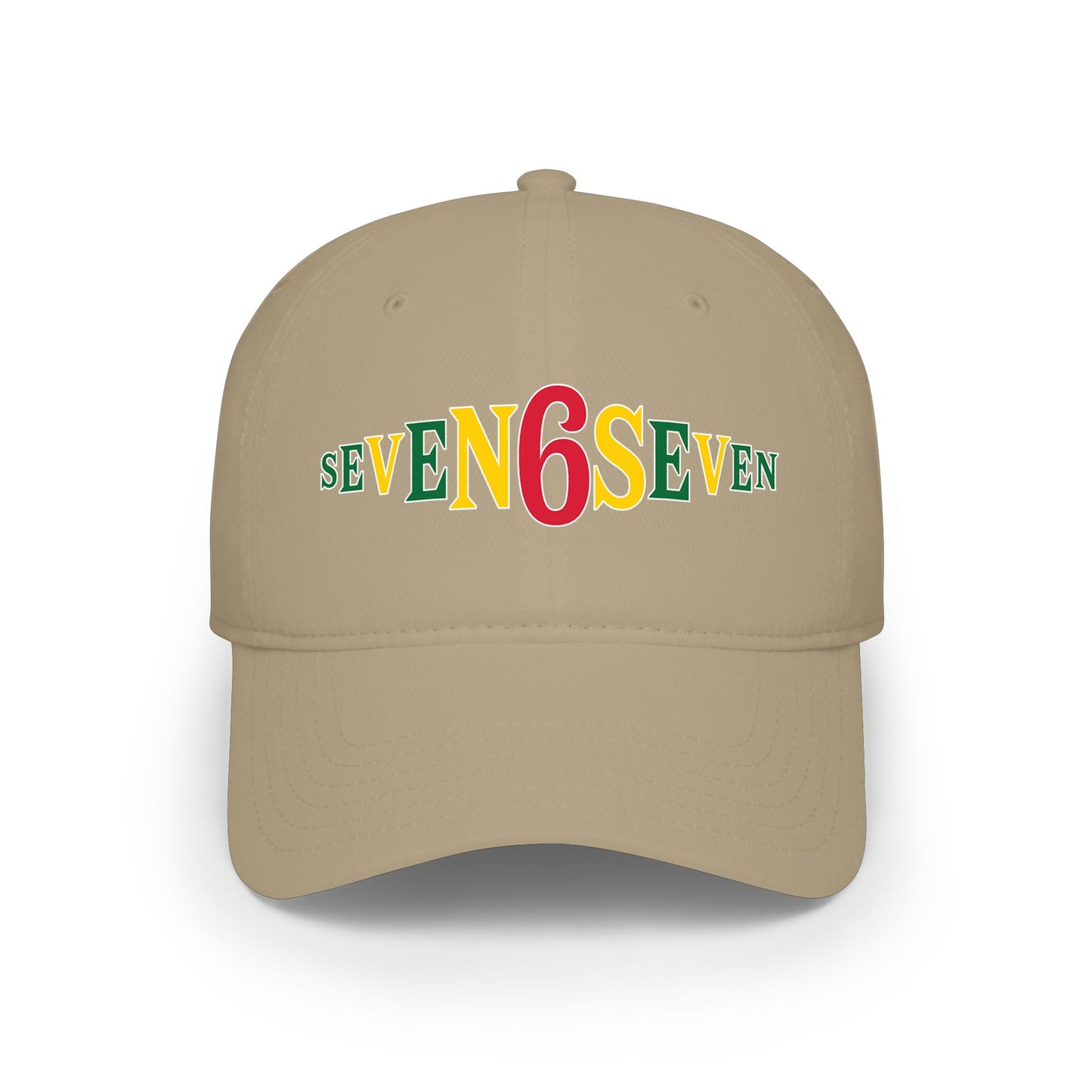 Low Profile Baseball Cap - Ice/Green/God