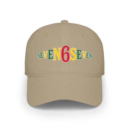 Low Profile Baseball Cap - Ice/Green/God
