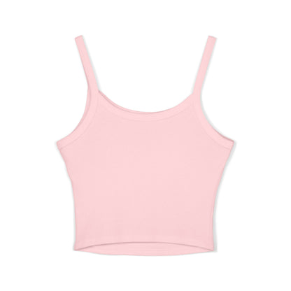 Women’s Spaghetti Strap Tank Top with Madras Logo