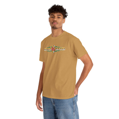 Plain T-Shirt with Flag Logo