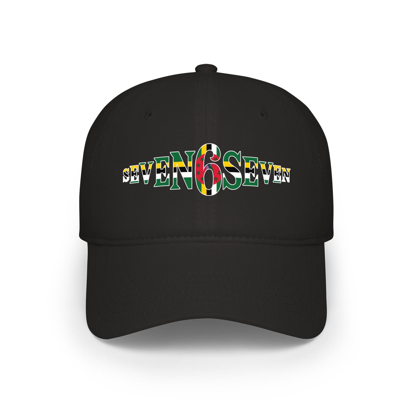 Low Profile Baseball Cap with Flag Logo