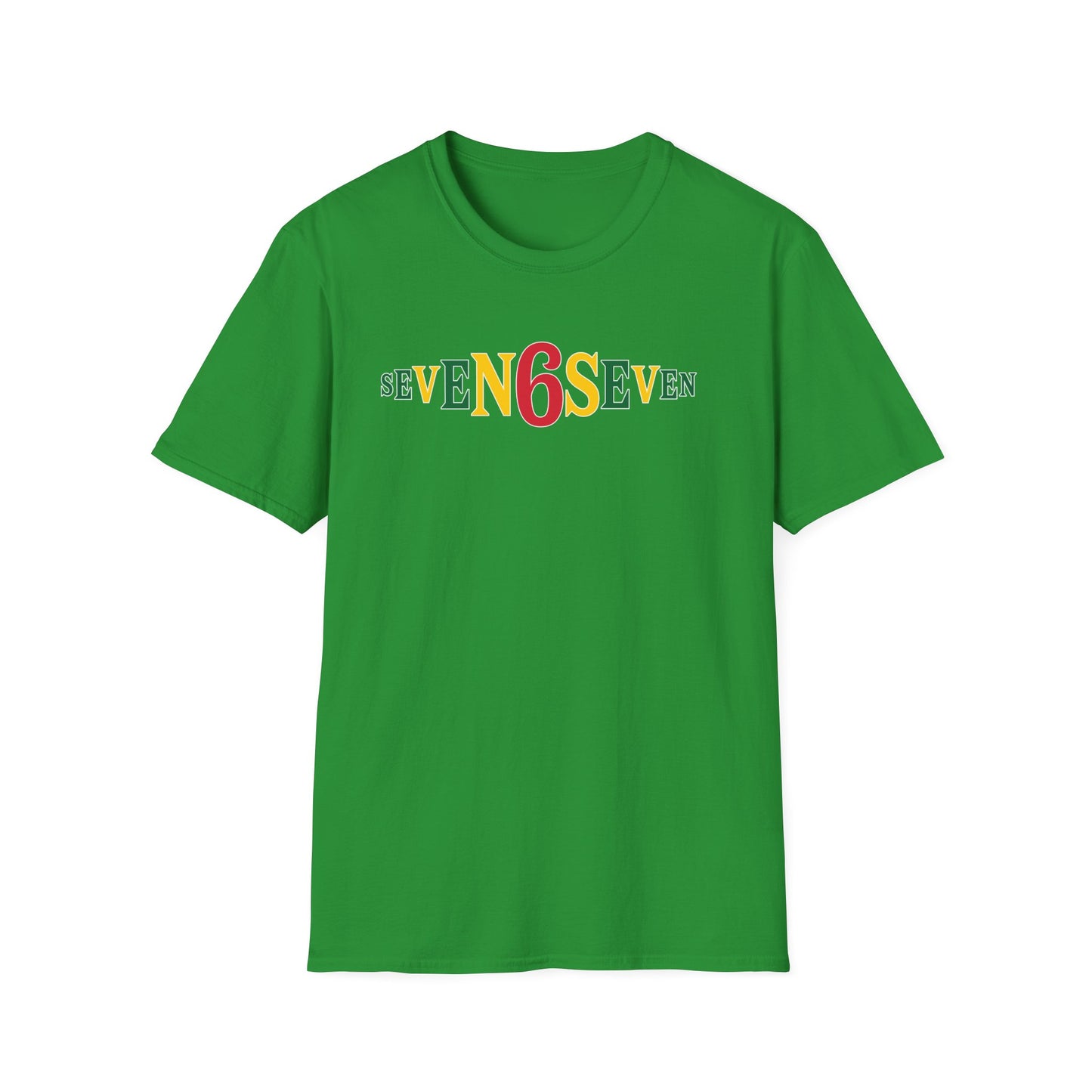 Plain T-Shirt with Ice/Green/Gold Logo