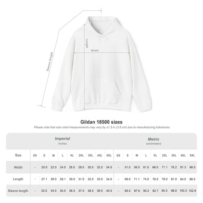 Unisex Heavy Blend™ Hooded Sweatshirt - White Logo