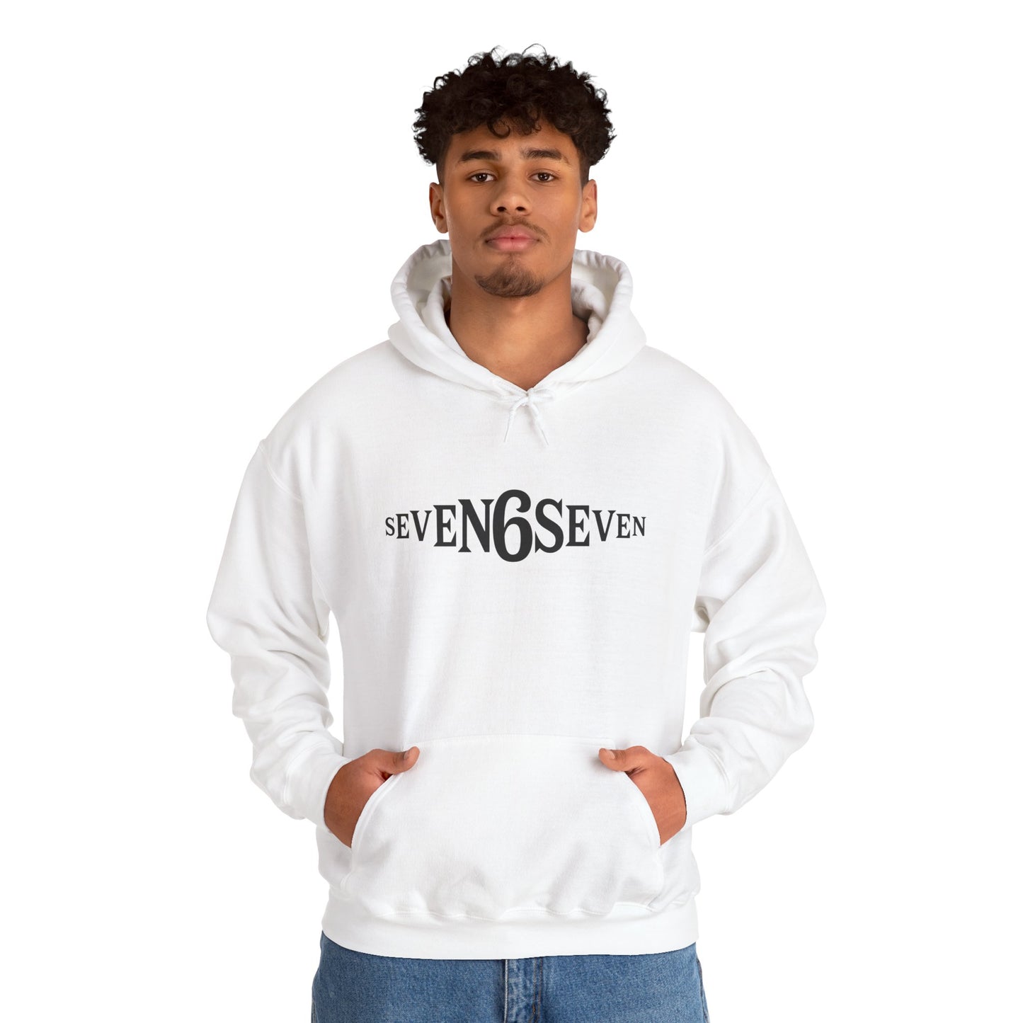 Unisex Heavy Blend™ Hooded Sweatshirt - Black Logo