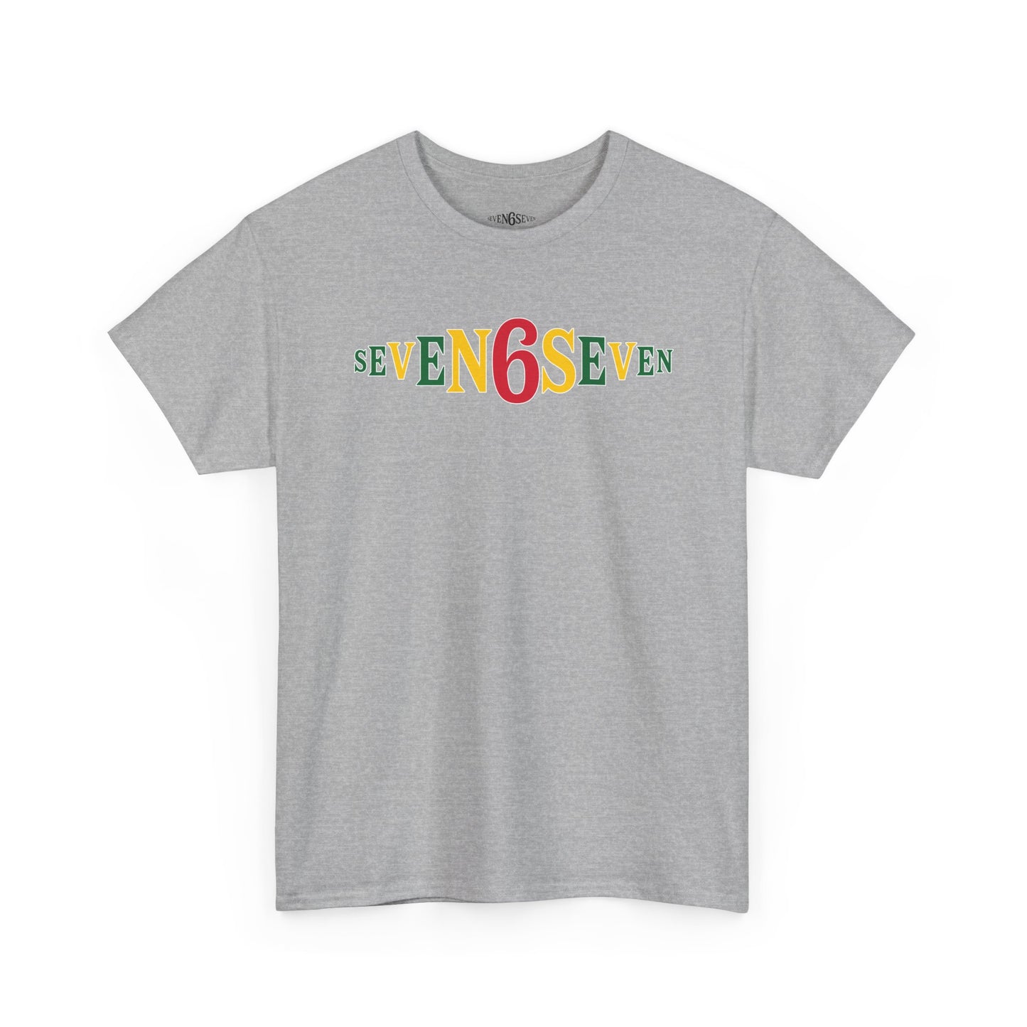 Plain T-Shirt - Ice/Green/Gold