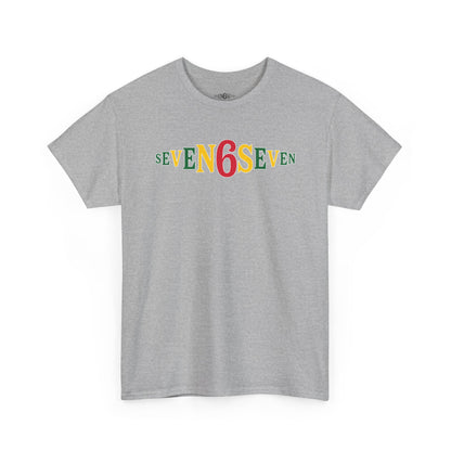 Plain T-Shirt - Ice/Green/Gold