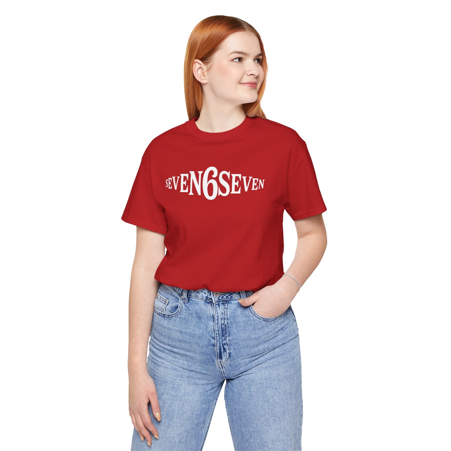 Unisex T-Shirt with White Logo