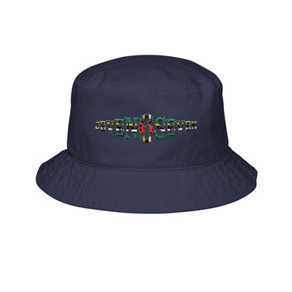 Embroidered Bucket Hat - Flag Logo