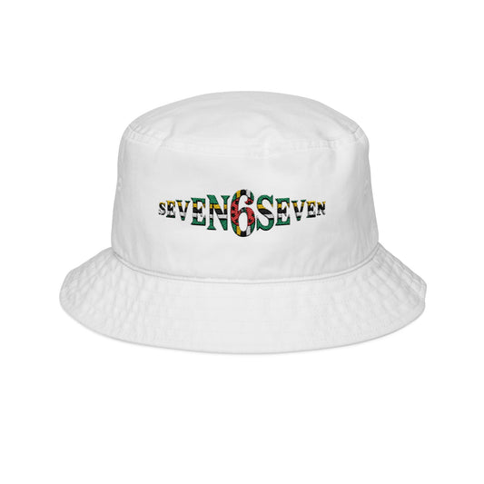 Embroidered Bucket Hat - Flag Logo