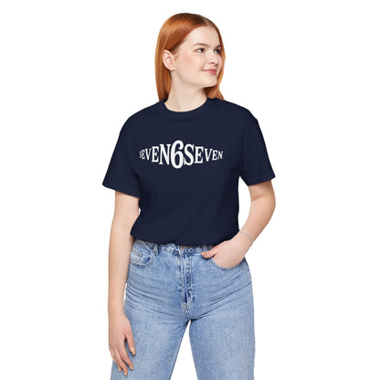 Unisex T-Shirt with White Logo