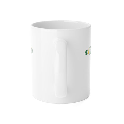 Ceramic Mug - White/Ice/Green/Gold