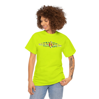 Plain T-Shirt with Flag Logo