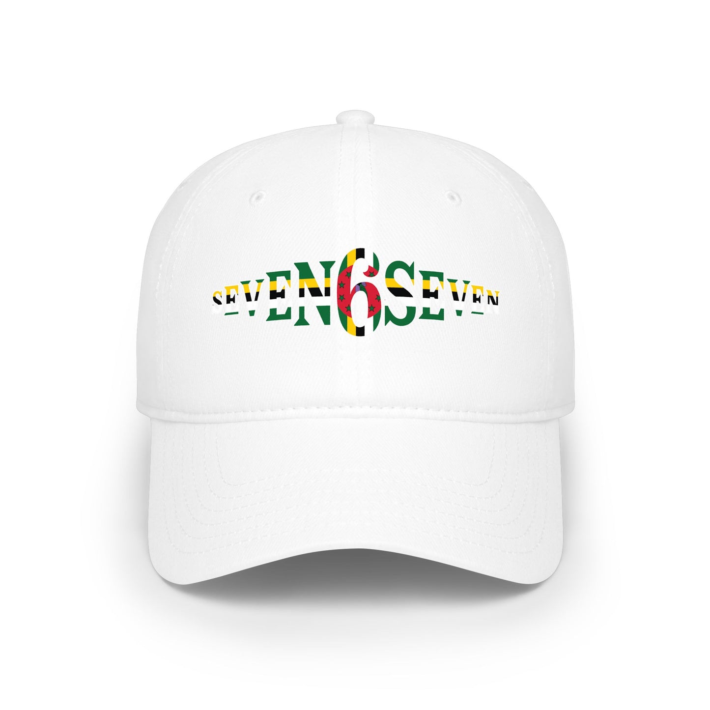 Low Profile Baseball Cap with Flag Logo