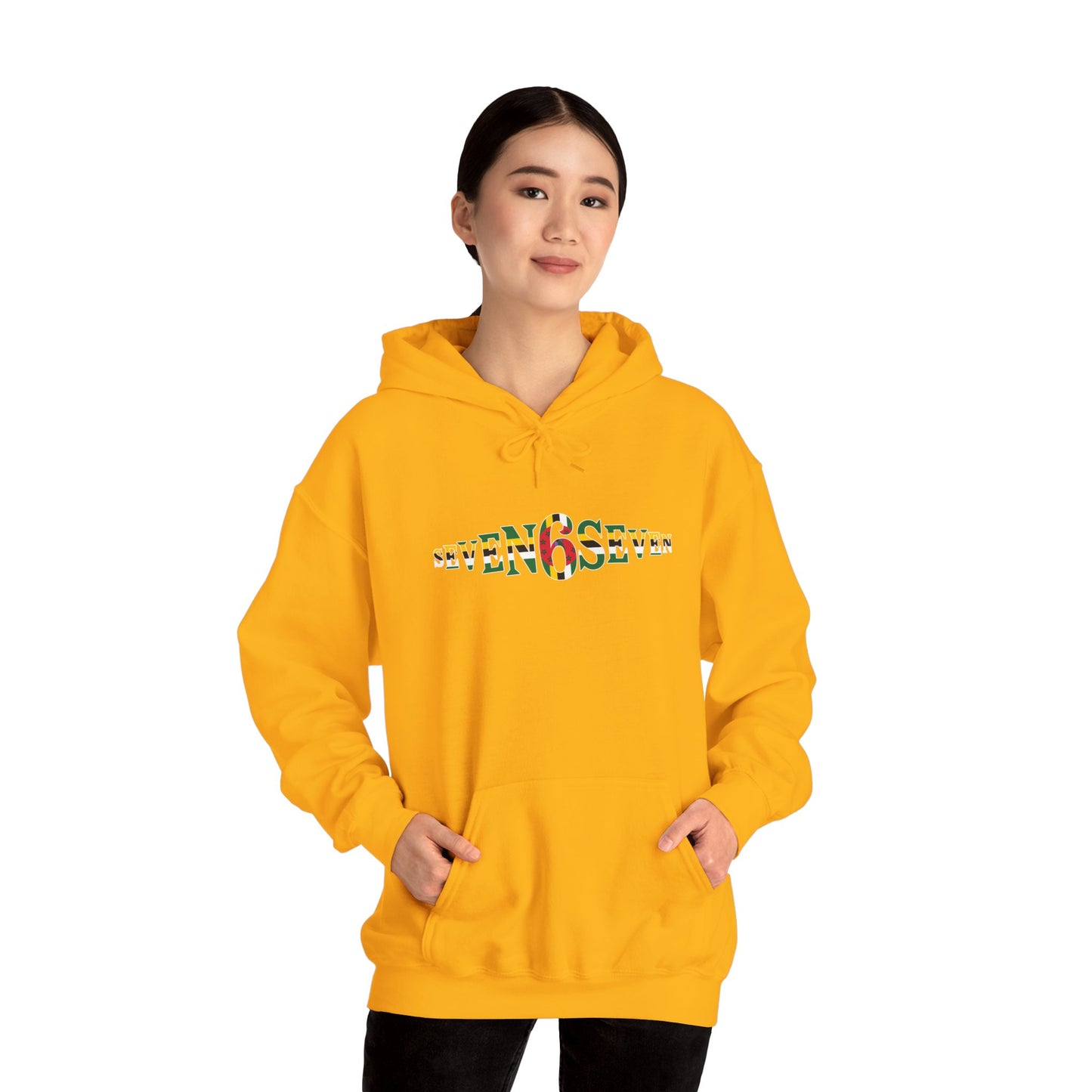 Green 6 Hoodie — Flag Logo