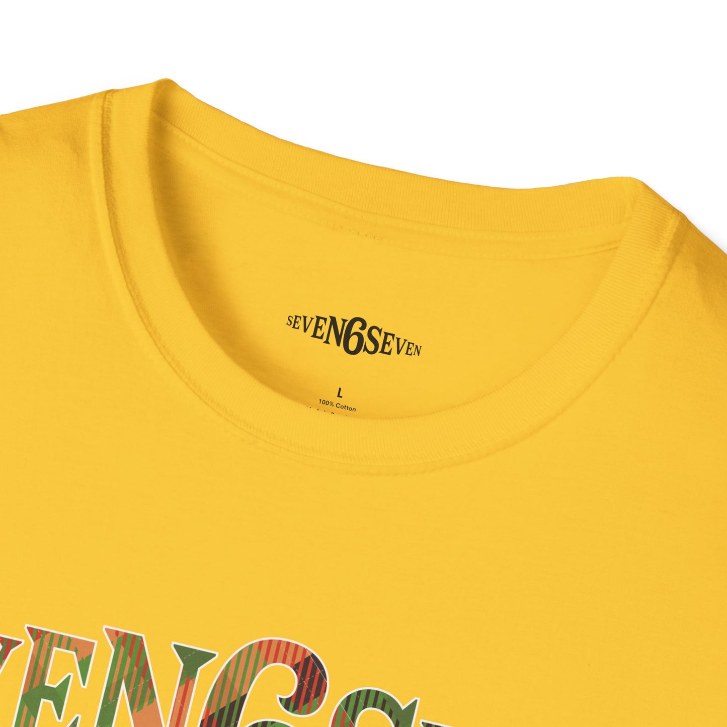 Plain T-Shirt with Madras Logo