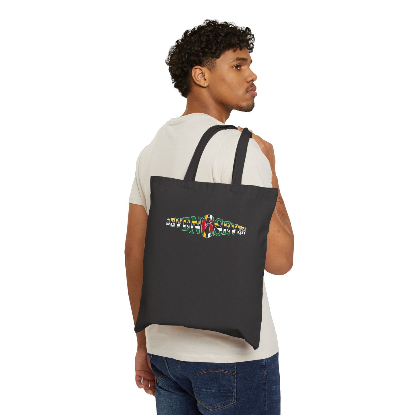 Canvas Tote Bag — Flag Logo