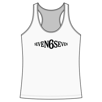 Racerback Tank Top- Black Logo