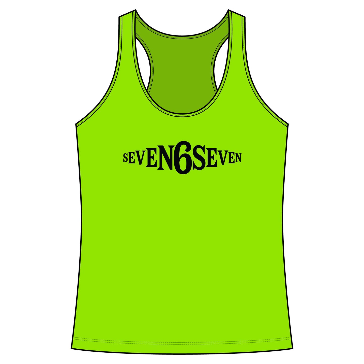Racerback Tank Top- Black Logo