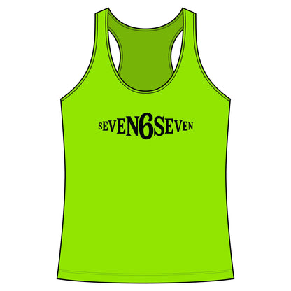 Racerback Tank Top- Black Logo