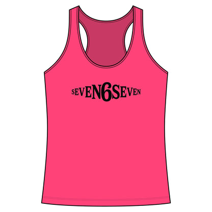 Racerback Tank Top- Black Logo