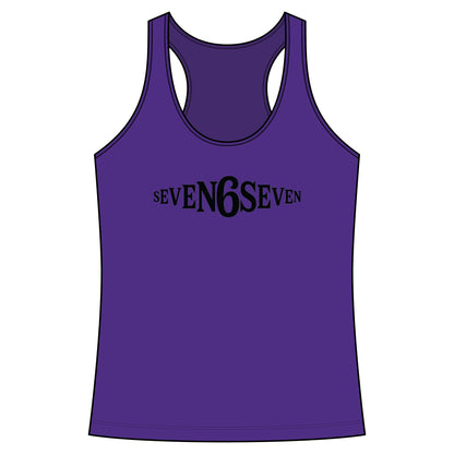Racerback Tank Top- Black Logo