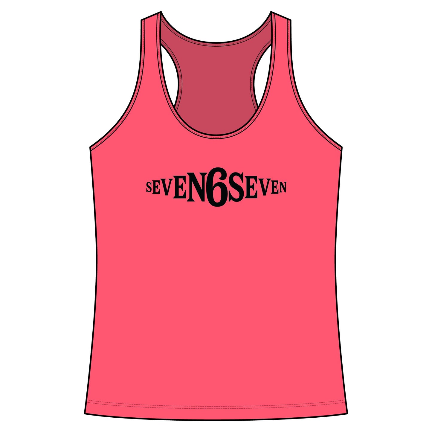 Racerback Tank Top- Black Logo