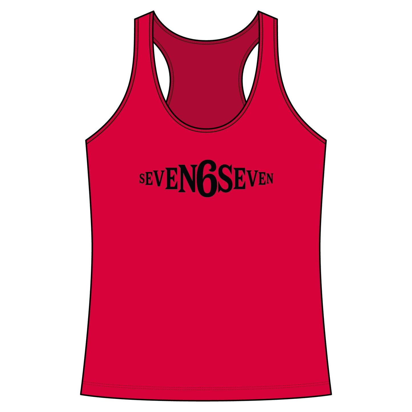 Racerback Tank Top- Black Logo