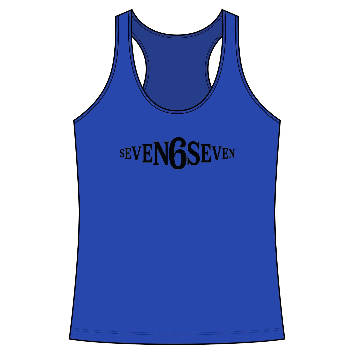 Racerback Tank Top- Black Logo