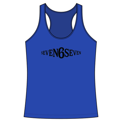 Racerback Tank Top- Black Logo