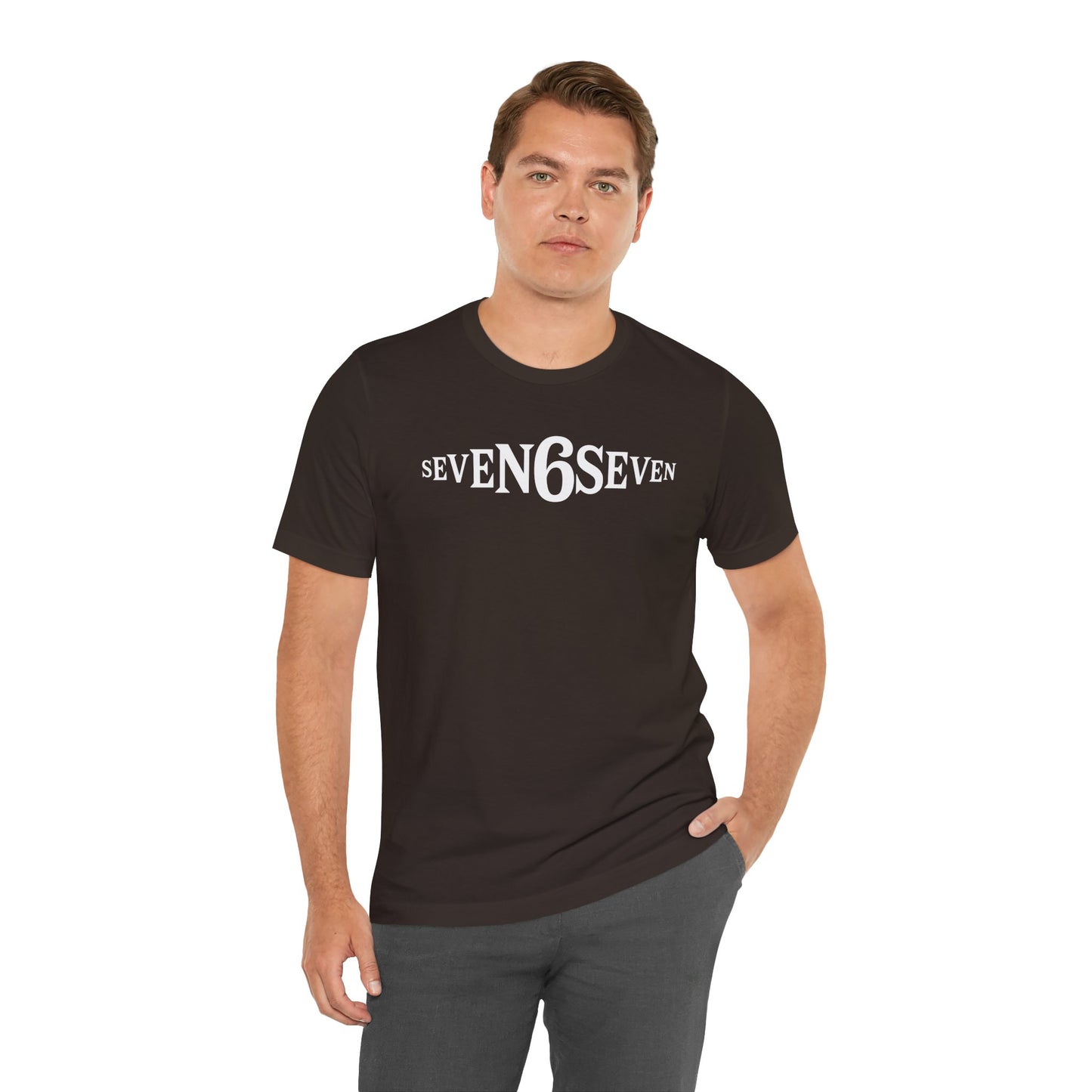 Unisex T-Shirt with White Logo