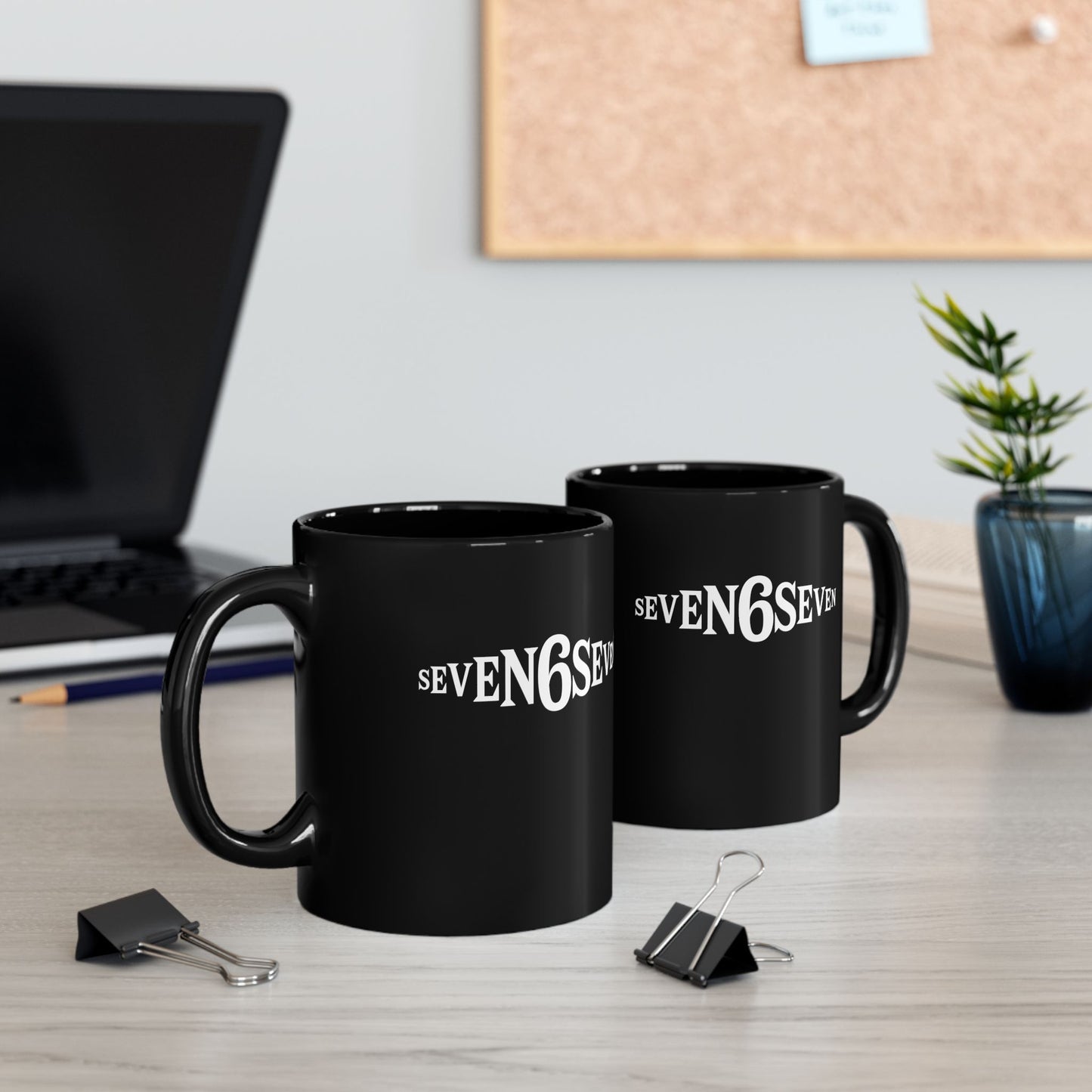 Ceramic Mug - Black/White