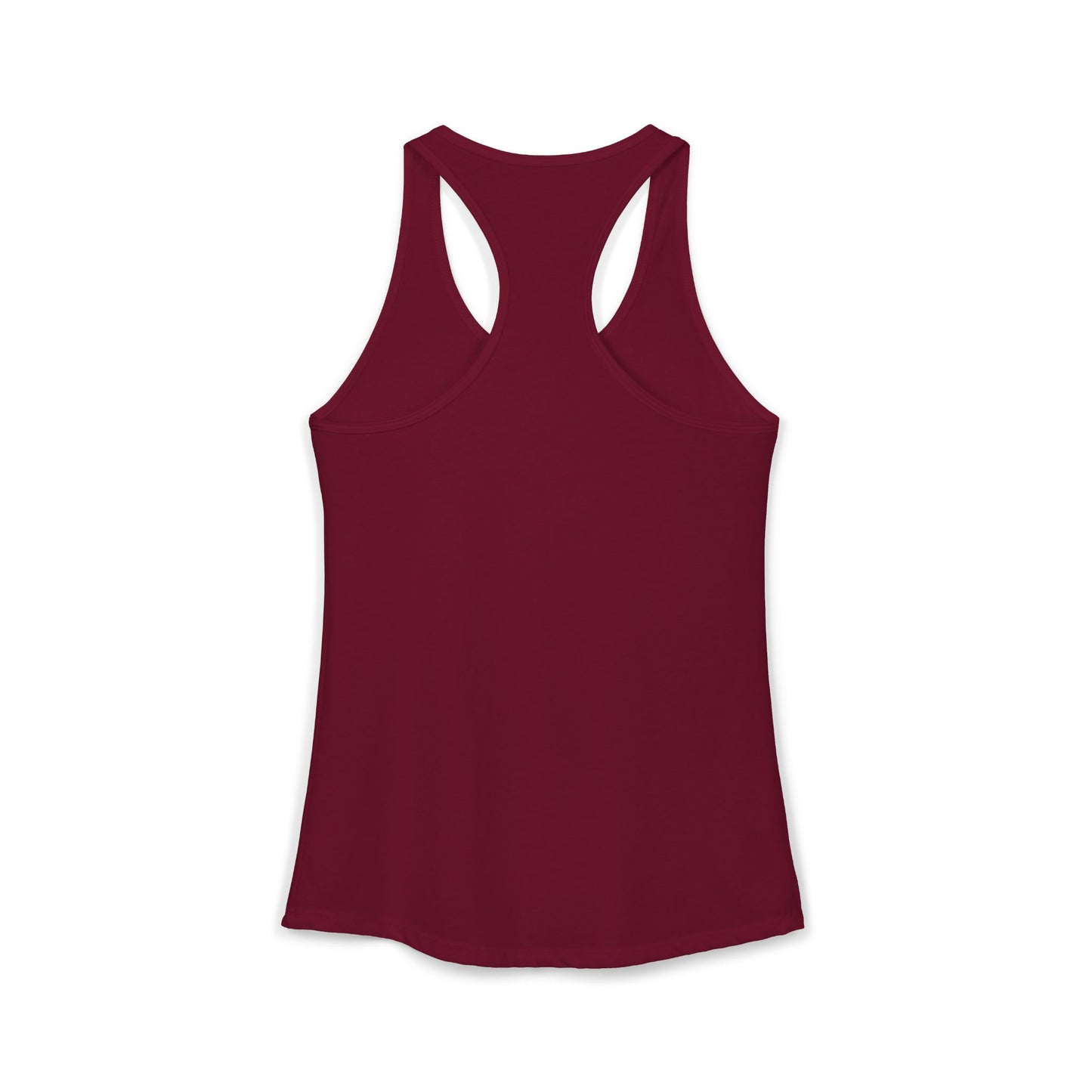 Women's Ideal Racerback Tank - White Logo