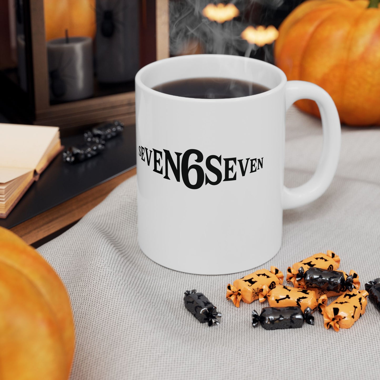 Ceramic Mug - White/Black