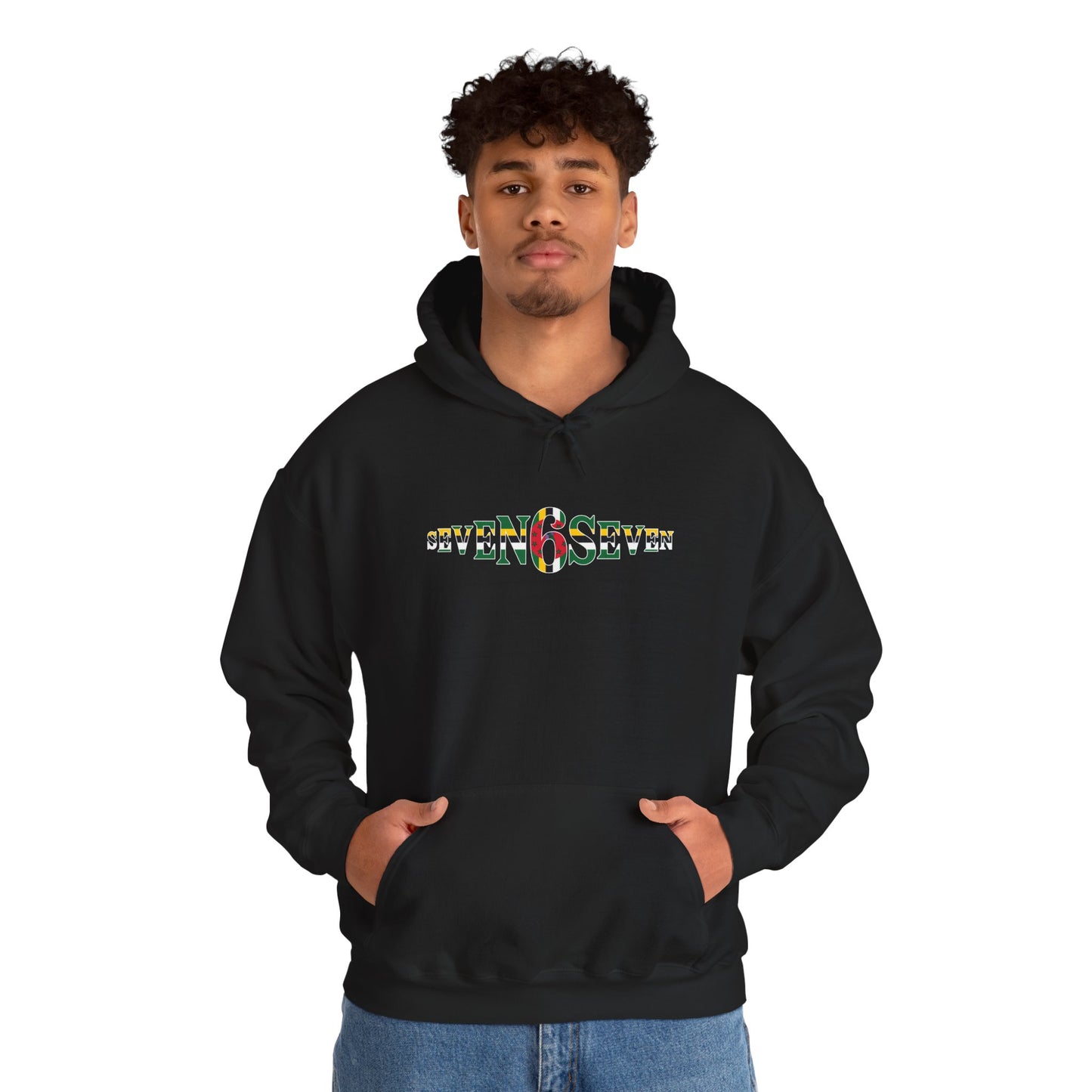 Green 6 Hoodie — Flag Logo
