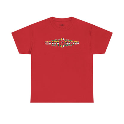 Plain T-Shirt with Flag Logo