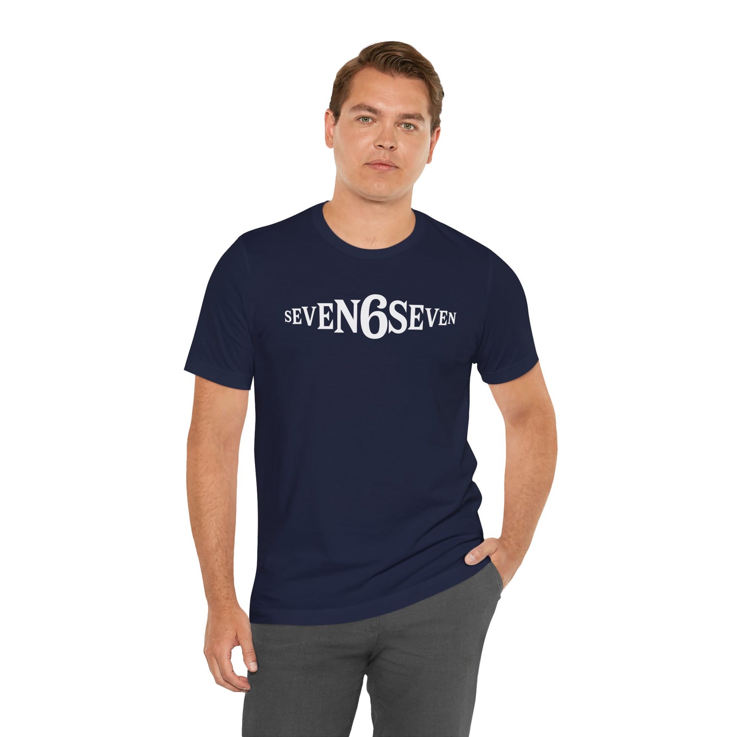 Unisex T-Shirt with White Logo