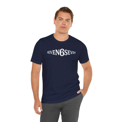 Unisex T-Shirt with White Logo