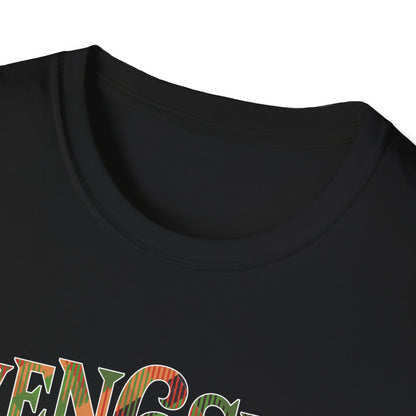 Plain T-Shirt with Madras Logo