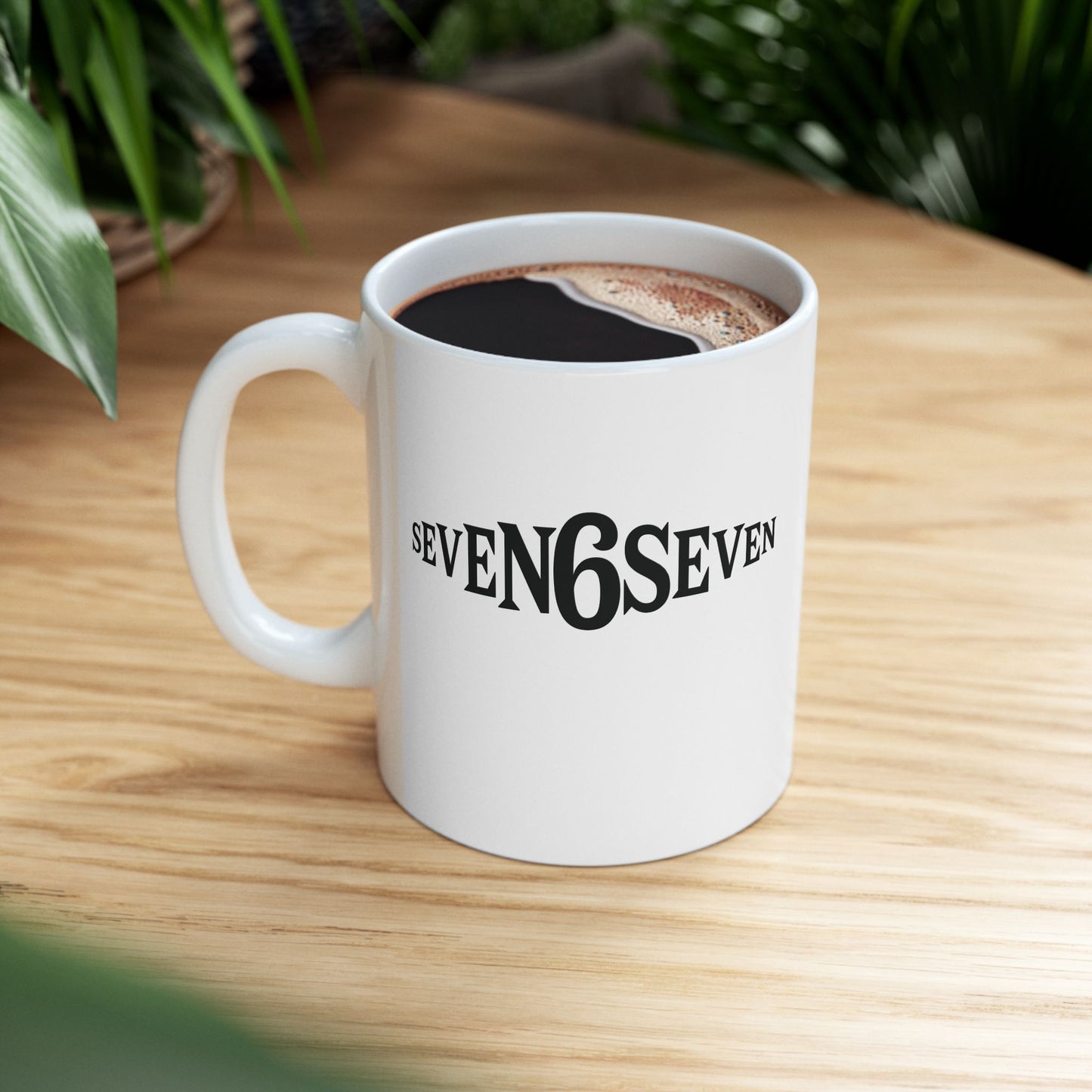 Ceramic Mug - White/Black