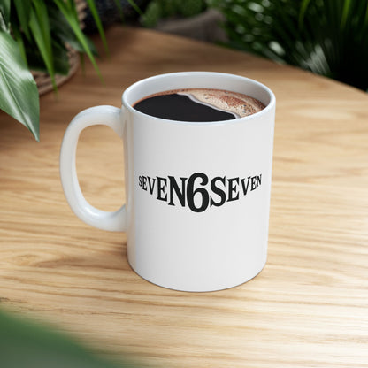 Ceramic Mug - White/Black