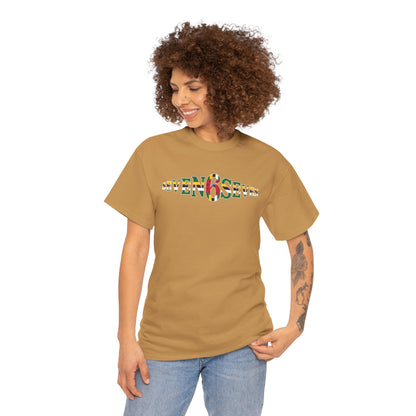 Plain T-Shirt with Flag Logo