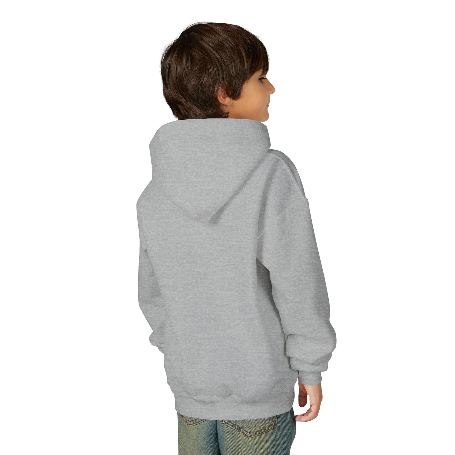 Youth Heavy Blend Hooded Sweatshirt with Flag Logo