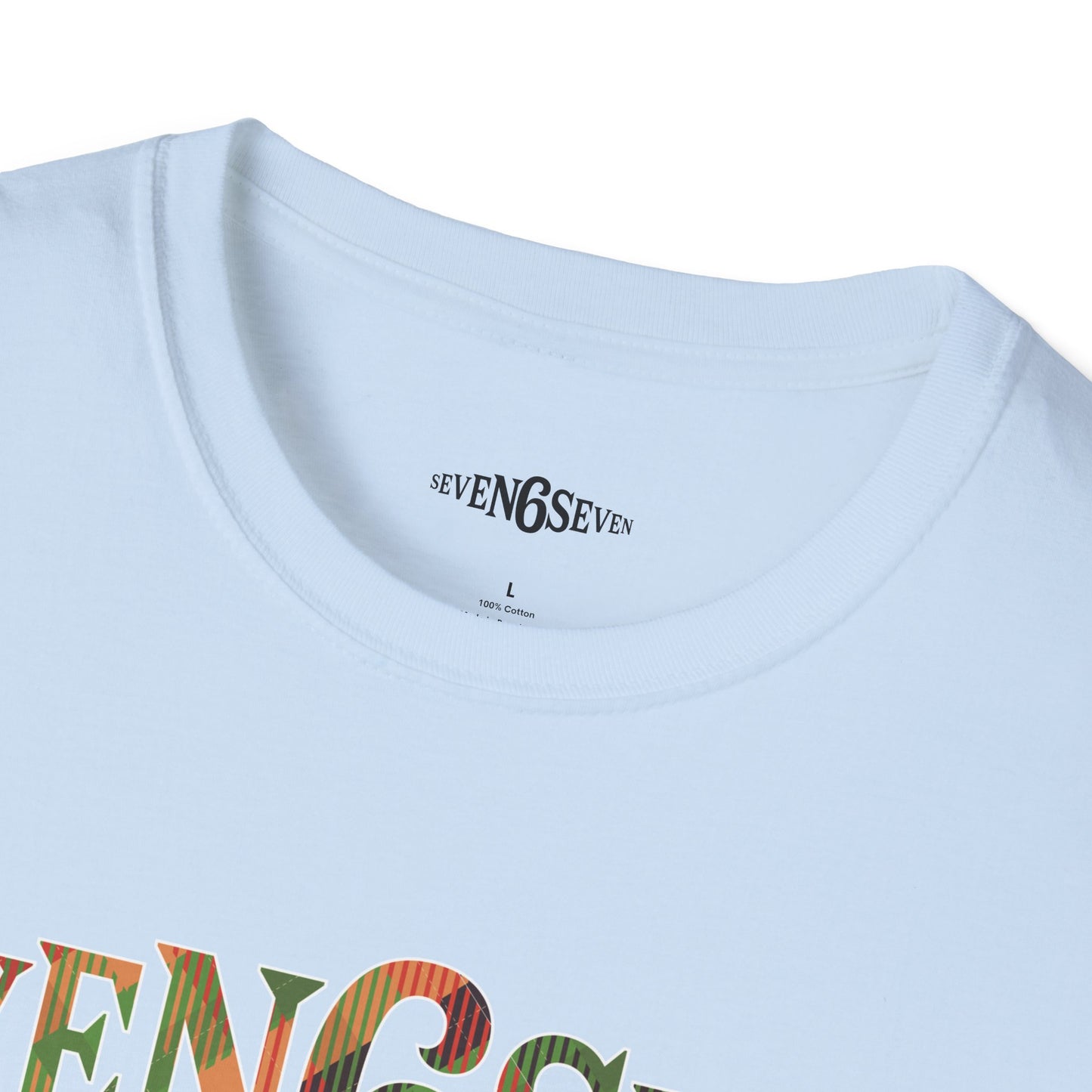 Plain T-Shirt with Madras Logo